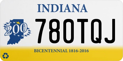 IN license plate 780TQJ