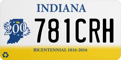 IN license plate 781CRH