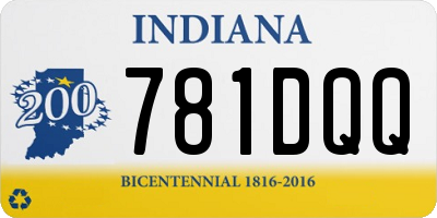 IN license plate 781DQQ