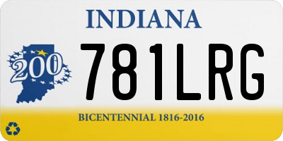 IN license plate 781LRG