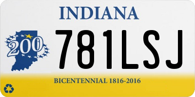 IN license plate 781LSJ