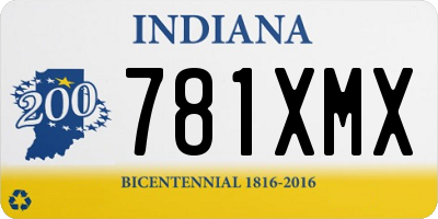 IN license plate 781XMX