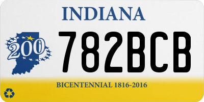 IN license plate 782BCB