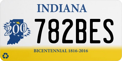 IN license plate 782BES