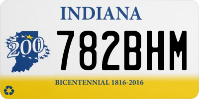 IN license plate 782BHM