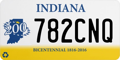 IN license plate 782CNQ