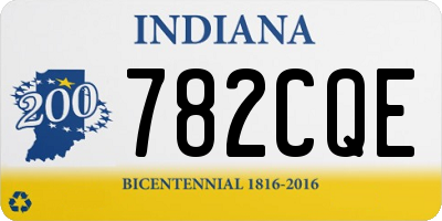 IN license plate 782CQE