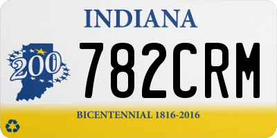 IN license plate 782CRM