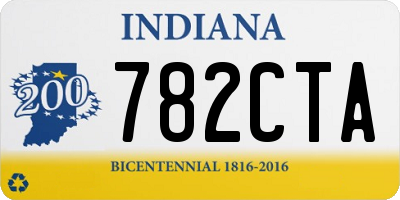 IN license plate 782CTA