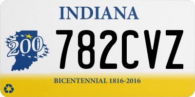 IN license plate 782CVZ