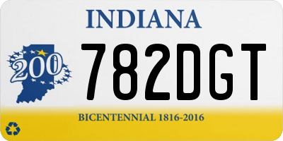 IN license plate 782DGT