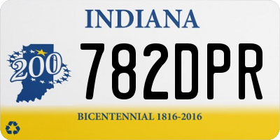 IN license plate 782DPR