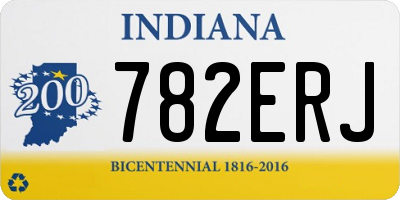 IN license plate 782ERJ