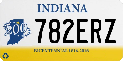 IN license plate 782ERZ