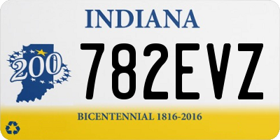 IN license plate 782EVZ