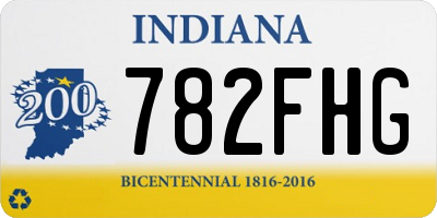 IN license plate 782FHG