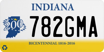 IN license plate 782GMA