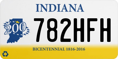IN license plate 782HFH