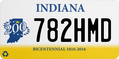 IN license plate 782HMD