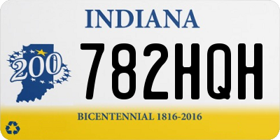 IN license plate 782HQH