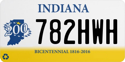 IN license plate 782HWH