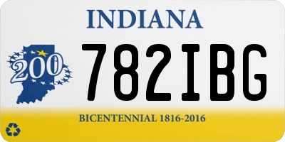 IN license plate 782IBG