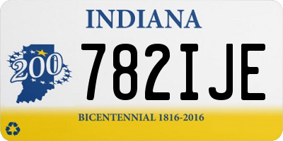 IN license plate 782IJE