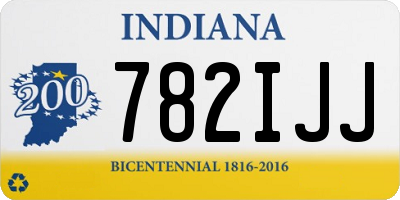 IN license plate 782IJJ