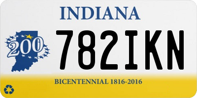 IN license plate 782IKN