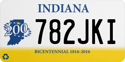 IN license plate 782JKI