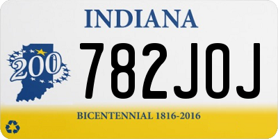 IN license plate 782JOJ