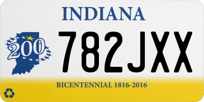 IN license plate 782JXX