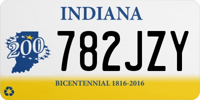 IN license plate 782JZY