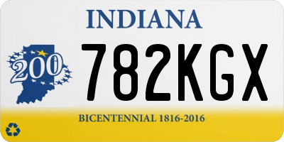 IN license plate 782KGX