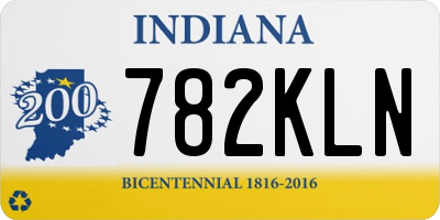 IN license plate 782KLN