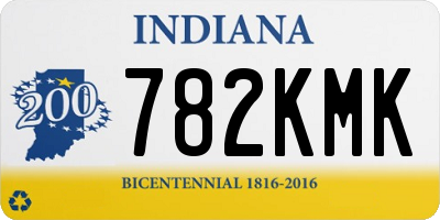 IN license plate 782KMK