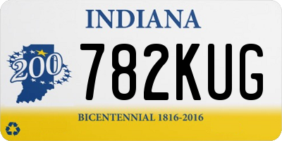 IN license plate 782KUG