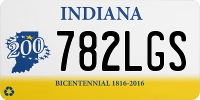 IN license plate 782LGS