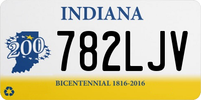 IN license plate 782LJV