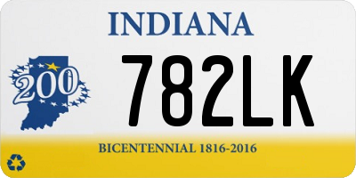IN license plate 782LK
