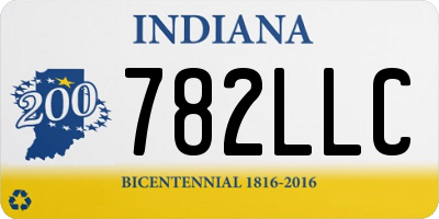 IN license plate 782LLC