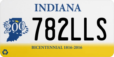 IN license plate 782LLS