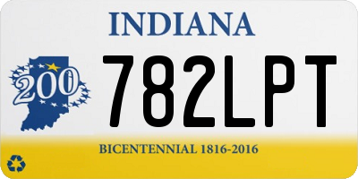 IN license plate 782LPT