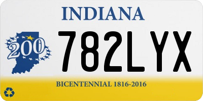 IN license plate 782LYX