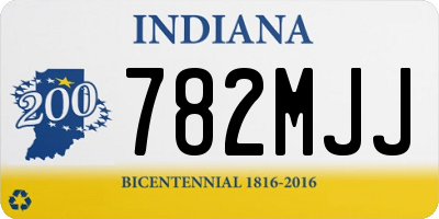 IN license plate 782MJJ