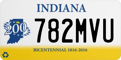 IN license plate 782MVU