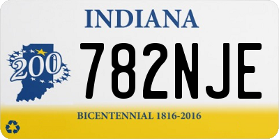 IN license plate 782NJE