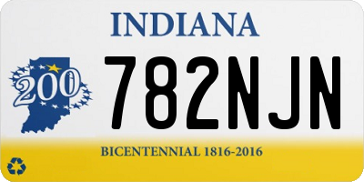 IN license plate 782NJN