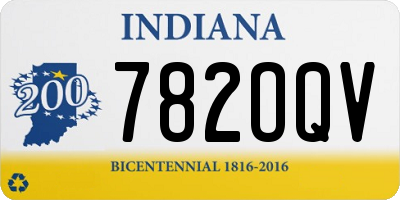 IN license plate 782OQV