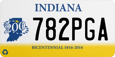 IN license plate 782PGA